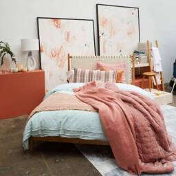 Pinky Girl Bedroom - Silk Velvet Blanket Comforter Duvet, Coverlet, Bedspread, Real Silk Bedding Sets. Customization Any Size & Color - thumbnail 3