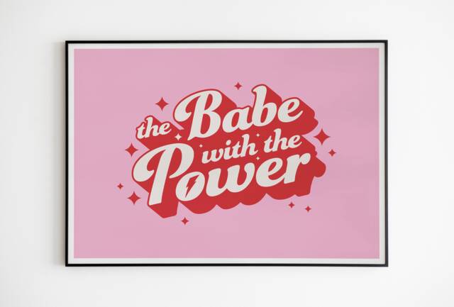 Db Inspired - Magic Dance Babe With The Power Lyrics Music A3 A4 A5 Wall Art Poster Print Gift - image 1