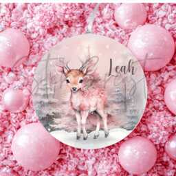 Personalised Kids Christmas Decoration - Granddaughter Gift Custom Bauble For Girls Stocking Filler Eve Box