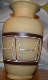 Vintage Ceramic Vase, 1950S, Mid-Century Retro Design, Rockabilly