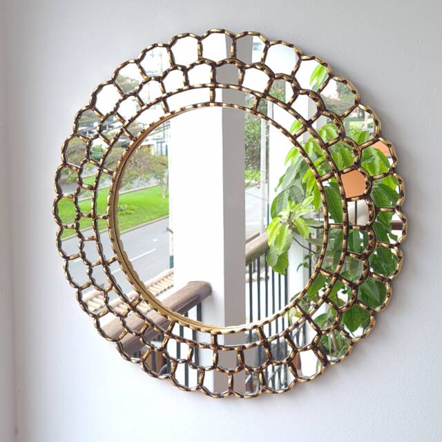 "Peruvian Mirrors ""Harmonious Gold 60cm" - image 1