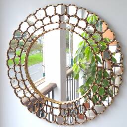 "Peruvian Mirrors ""Harmonious Gold 60cm" - thumbnail 2