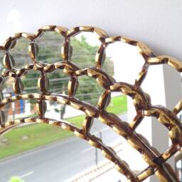 "Peruvian Mirrors ""Harmonious Gold 60cm" - thumbnail 3