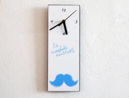 France La Moustache - Hipster Wall Clock