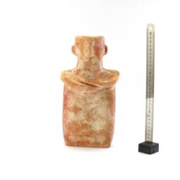 Decorative Greek Prehistoric Terracotta Idol , Ceramic Primitive Hand Made in Greece - thumbnail 2