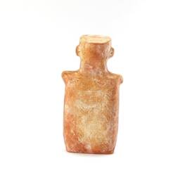 Decorative Greek Prehistoric Terracotta Idol , Ceramic Primitive Hand Made in Greece - thumbnail 3