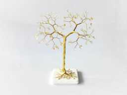 50Th Anniversary Gifts, Parents Gift, Gift, Golden Family Tree, Gold Anniversary, Keepsake Gift - thumbnail 1