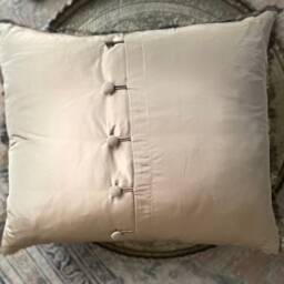 Antique Silk Embroidered Cushions 19Th Century Handmade Pillows Bespoke Cushion Collection Luxury Interior Decor Large - thumbnail 4