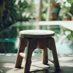 Wooden Stool/Side Table Plant Handmade Round Made To Order Natural Wood Gift Idea - thumbnail 2