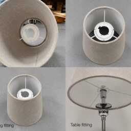 Black Cone Shaped Lampshade Ceiling Light/Table Lamp Pendant, Gothic - thumbnail 4