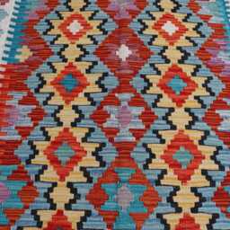 5'9x7'8 Ft Flatweave New Rug, Chubi Tribal Afghan Maimana Kilim Turkmen Oriental Rug, Vintage Rug For Bedroom, Livingroom - thumbnail 3