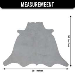 Dark Brown & White Cowhide Rug 58 - thumbnail 3