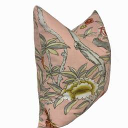Thibaut Giselle Imperial Garden Collection Pale Pink Cushion Cover Pillow Double Sided - thumbnail 3