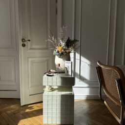 Designer Tile Table. Side Coffee End Living Room Home Decor - thumbnail 2
