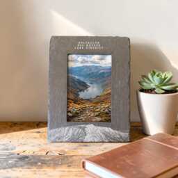 Helvellyn Sketch Photo Frame - Lake District - Wainwright Gift Hiking Personalised Option Available - thumbnail 1