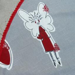 Angel Christmas Tree Skirt Ornament Swedish Nordic Decor Holiday Scandinavian - thumbnail 4