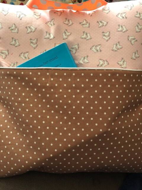 Ice Skating Reading Pillow - image 1