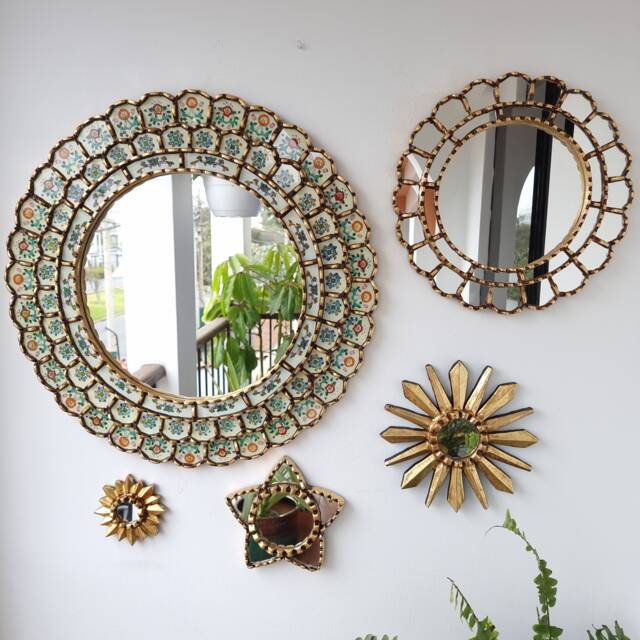 "Peruvian Mirrors ""Estelar Ivory Collection" - image 1