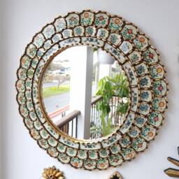 "Peruvian Mirrors ""Estelar Ivory Collection" - thumbnail 3
