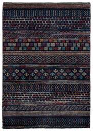 "Handmade Afghan Retro Gabbeh Rug - Size 126 X 80cm/4'2"" 2'7" - thumbnail 1