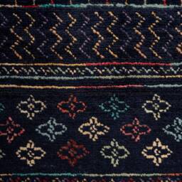"Handmade Afghan Retro Gabbeh Rug - Size 126 X 80cm/4'2"" 2'7" - thumbnail 3