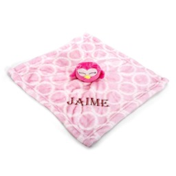 Personalized Animal Security Blanket For Baby - 4 Styles Free Shipping- Custom Monogram/Name Embroidered Gift- Shower/Birth Present - thumbnail 3