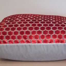 Designers Guild Jabot Pimento & Omega Velvet Cushion Cover 45x45 cm - thumbnail 2