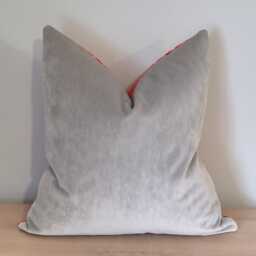 Designers Guild Jabot Pimento & Omega Velvet Cushion Cover 45x45 cm - thumbnail 3