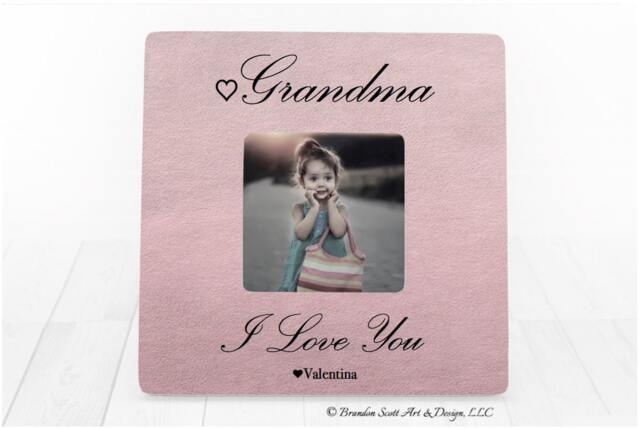 Mothers Day Gift For Grandma Nana Grandmother Personalized Picture Frame, Frame, From Grandson, Theres This Boy - image 1