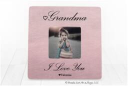 Mothers Day Gift For Grandma Nana Grandmother Personalized Picture Frame, Frame, From Grandson, Theres This Boy - thumbnail 1