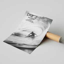 Drift Surfboards Retro Fashion Poster - Surfing Cool Wall Art A2 A3 A4 Framed Print Gift For Him/Her Aesthetic Trendy - thumbnail 3