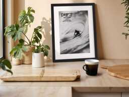Drift Surfboards Retro Fashion Poster - Surfing Cool Wall Art A2 A3 A4 Framed Print Gift For Him/Her Aesthetic Trendy - thumbnail 1