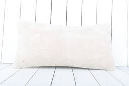 Handmade Turkish Kilim Lumbar Pillow Cover 12x24 Inch - thumbnail 1