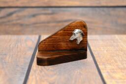 Italian Greyhound - Wooden Candlestick With Dog, Souvenir, Decoration, Limited Edition, Collection - thumbnail 1