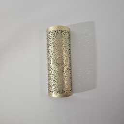 Moroccan Brass Wall Sconce Handcrafted Lamp - thumbnail 4