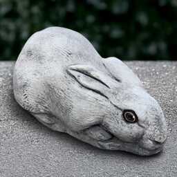Outdoor Bunny Sculpture Concrete Rabbit Statue Cement Pet Decoration Stone Animal Ornament Bunny Lover Gift Handmade Decor Yard Art - thumbnail 4