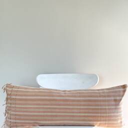 Brown Dot Block Print Mudcloth Hmong Pillow Case - thumbnail 2