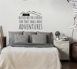 Adventure Quote Wall Decal - Motivational Home Decor #190 - thumbnail 1