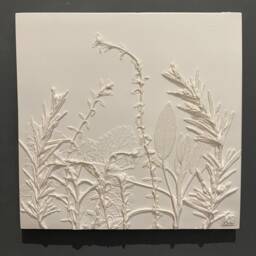 The Herb Garden - Hand Made Botanical Plaster Wall Hanging - thumbnail 2