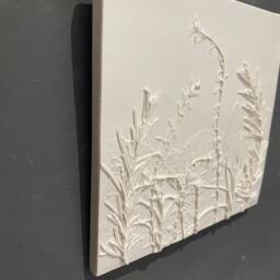The Herb Garden - Hand Made Botanical Plaster Wall Hanging - thumbnail 3