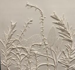 The Herb Garden - Hand Made Botanical Plaster Wall Hanging - thumbnail 1