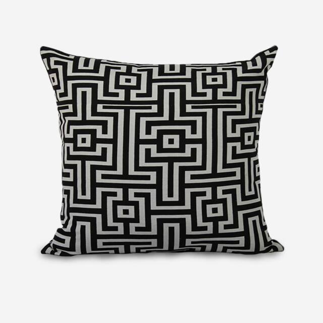 Black Pillow Cover, Unique Cushion Covers - image 1