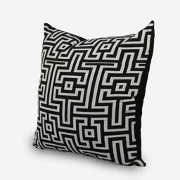 Black Pillow Cover, Unique Cushion Covers - thumbnail 3