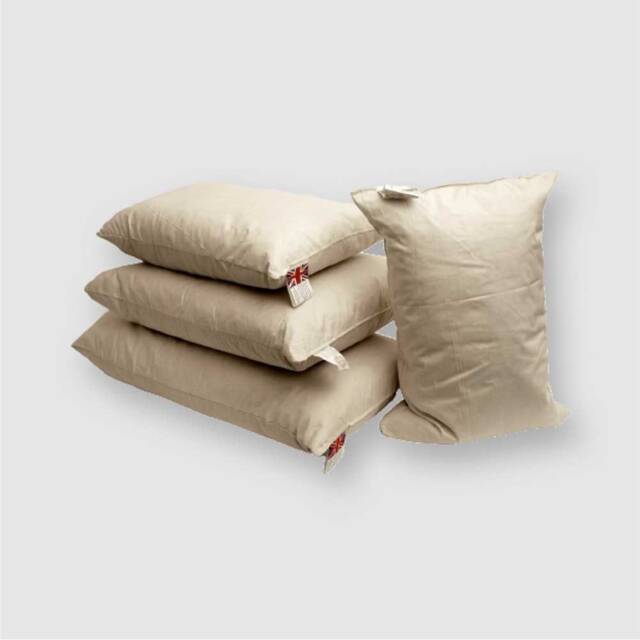 Customised Rectangular Oblong Boudoir Duck Feather Cushion Pads Inner Inserts Fillers Filled Scatters - image 1