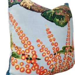 Thibaut Orleans Turquoise Double Sided Cushion Cover Pillow Cover - thumbnail 3
