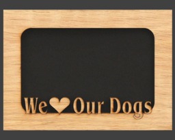 5x7 Dog Picture Frame Mat Insert For - Paw Photo Pet Gift Use Memorial - thumbnail 1