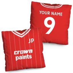 Liverpool - 1981 Home Shirt Retro Football Cushion 45cm - thumbnail 1