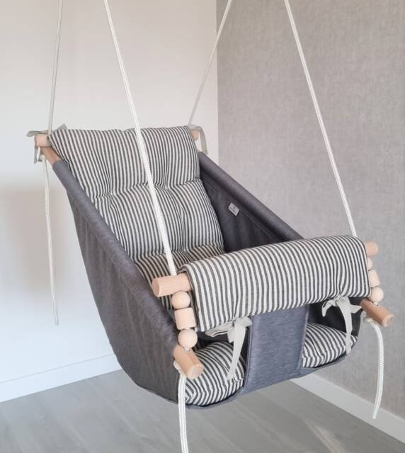 Modern Baby Hammock Swing, Kids Indoor Hanging Chair - image 1