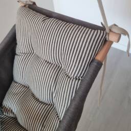 Hanging. Hammock. Modern Style. Garden Kids Swing. Baby Terraces Toddler Chair. Balcony Swinging. Christmas Gift - thumbnail 2