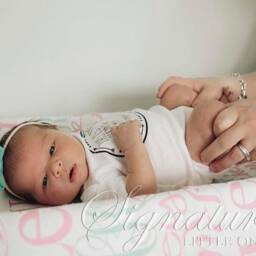 Personalized Baby Blanket, Hat, Name Swaddle Receiving Shower Gift, Birth Announcement Hat - thumbnail 2